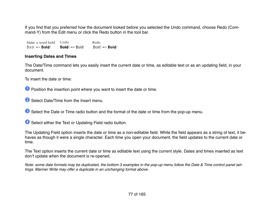 Mariner Software Mariner Write for Mac User Manual | Page 77 / 165