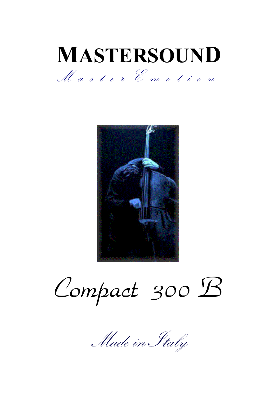 Mastersound Compact 300 B User Manual | 12 pages