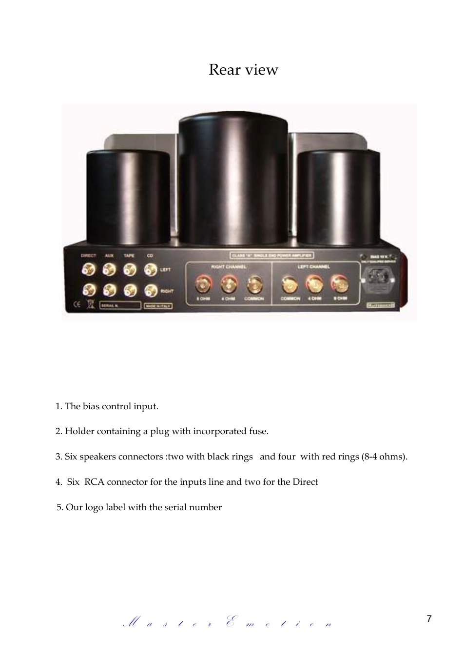 Mastersound Compact 845 User Manual | Page 7 / 12