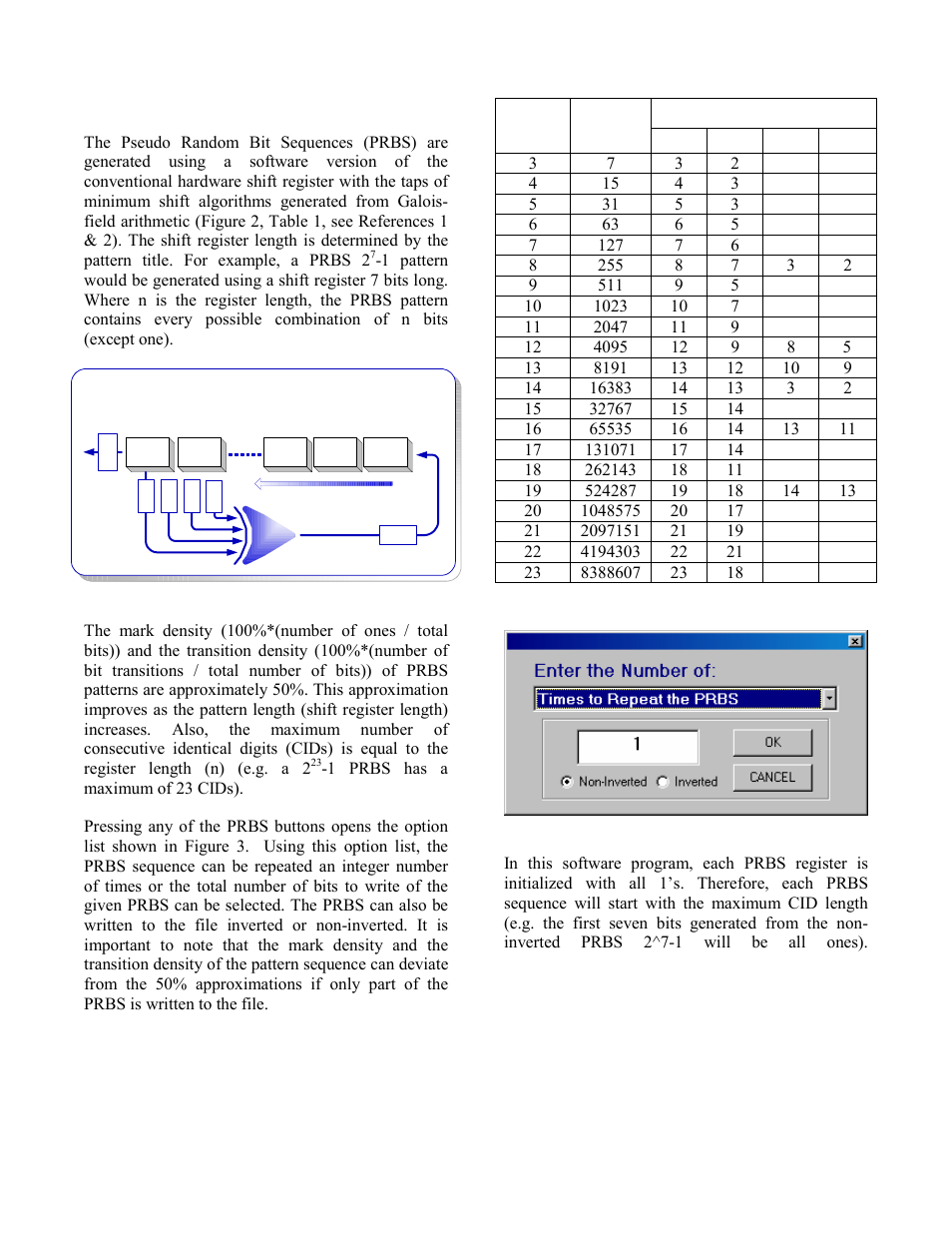 Prbs generation | Maxim Integrated HFAN-09.5.0: Pattern Creator/Converter Software User Manual | Page 3 / 8