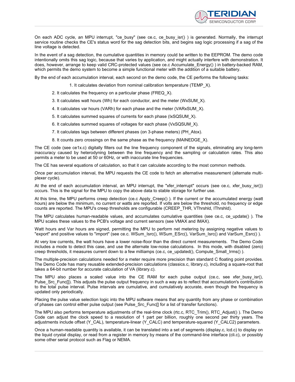 Maxim Integrated 71M6513H Power Meter IC Family Software User Manual | Page 67 / 137