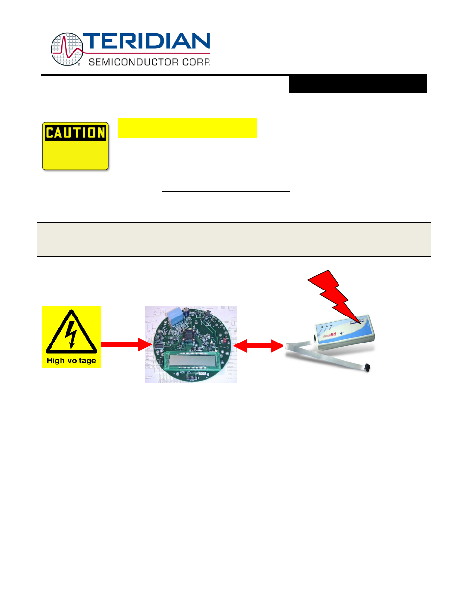 Maxim Integrated 71M65xx ADM51 ICE Safety Notice User Manual | 2 pages