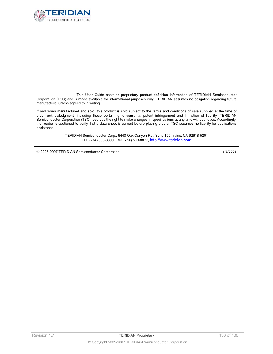 Maxim Integrated 71M6521BE Energy Meter IC Family Software User Manual | Page 138 / 138