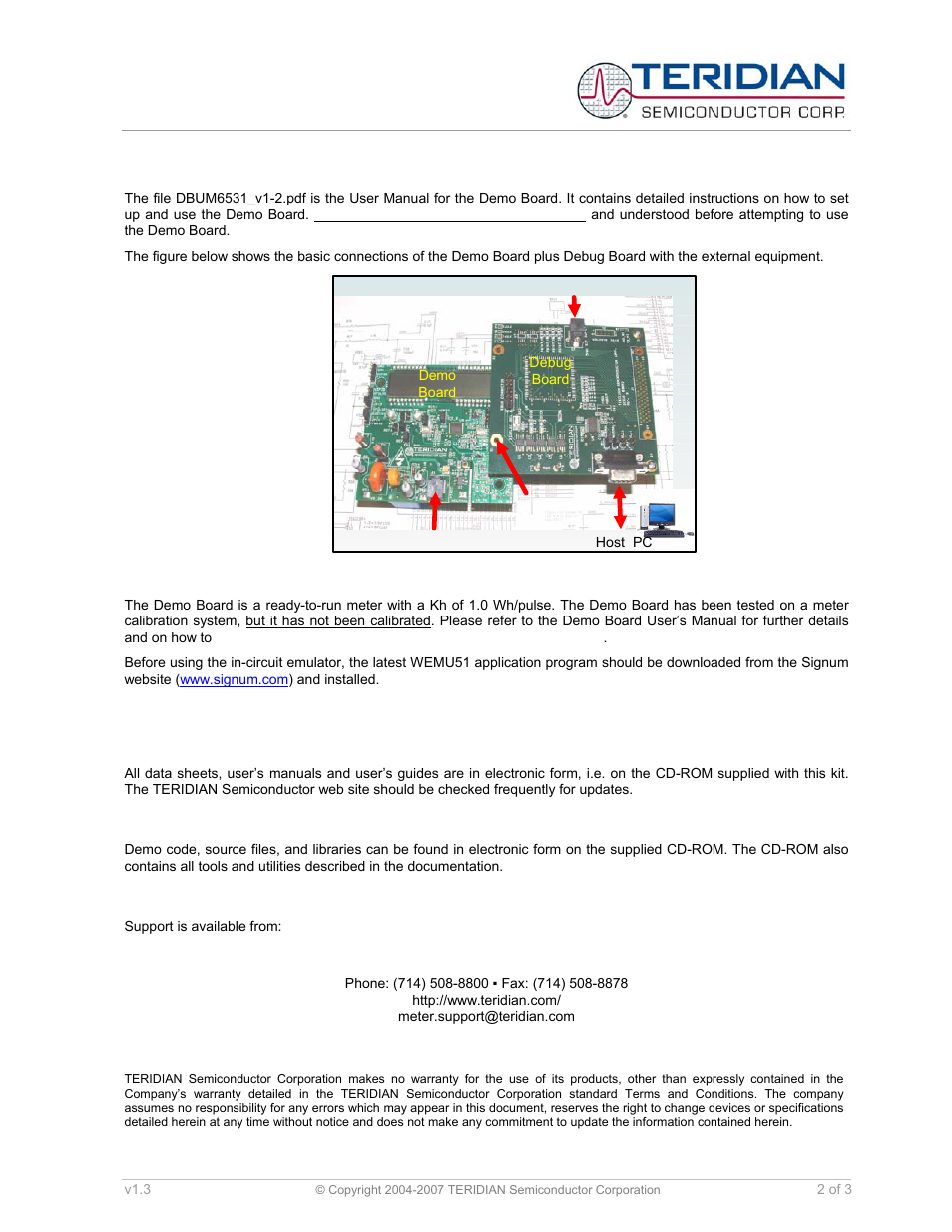 Demo board test setup, Using the demo board, Documentation | Software/utilities, Support | Maxim Integrated 71M6531 Demo Board User Manual | Page 2 / 2