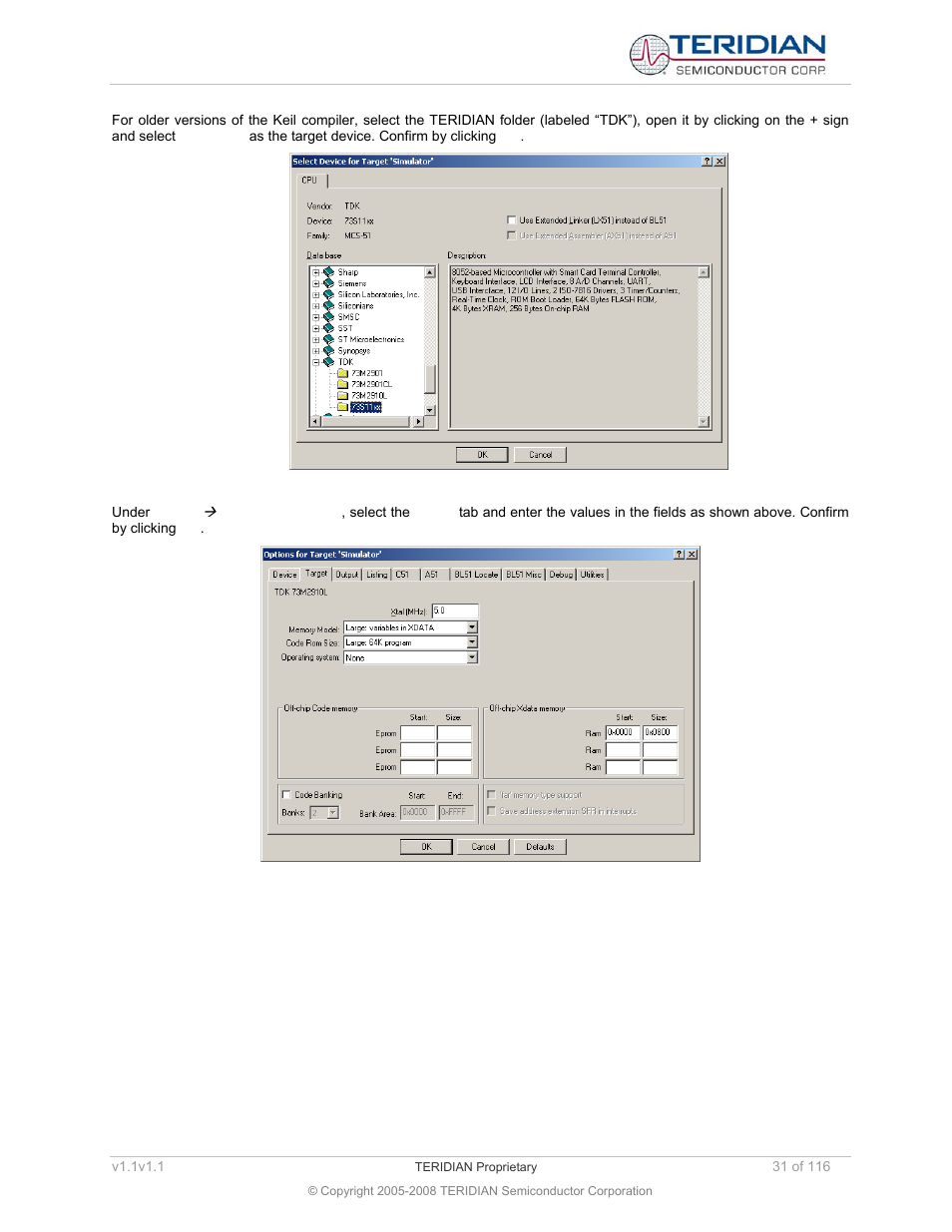 Maxim Integrated 71M6534 Energy Meter IC Family Software User Manual | Page 31 / 116