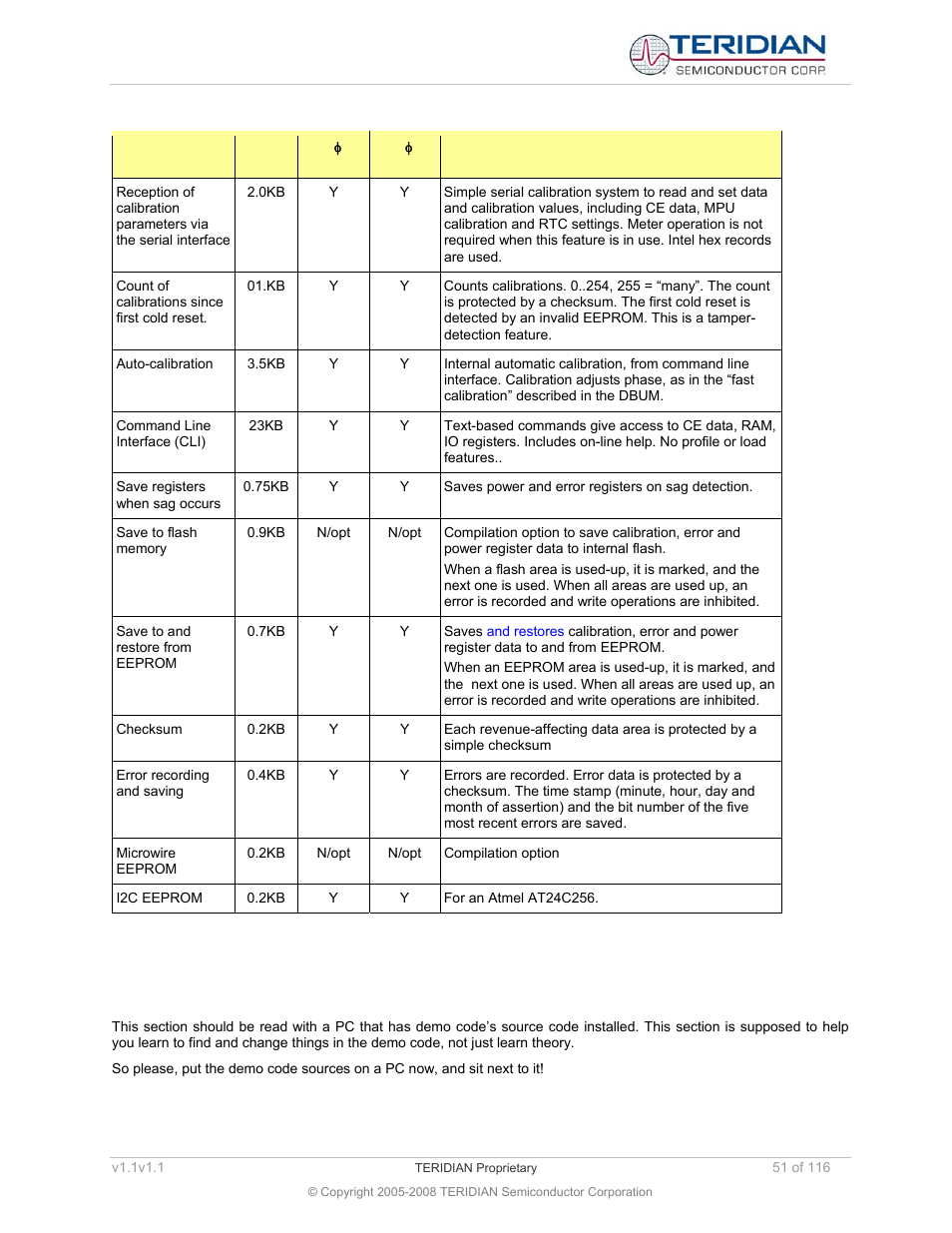 3 program flow, Program flow, Table 5-9: calibration and various services | Maxim Integrated 71M6534 Energy Meter IC Family Software User Manual | Page 51 / 116