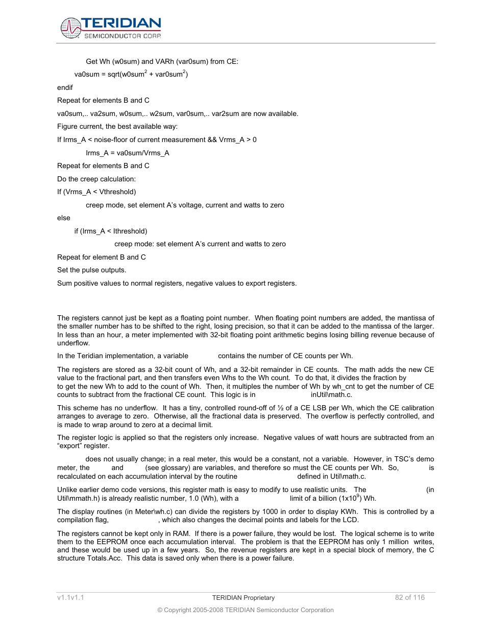 18 how register data is stored, How register data is stored | Maxim Integrated 71M6534 Energy Meter IC Family Software User Manual | Page 82 / 116