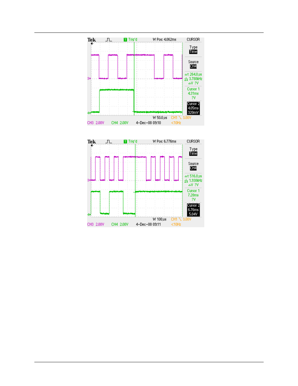 Figure 13: start bit zoom, Figure 14: stop bit zoom, Figure 13 | A zoom of the st, Figure 14 | Maxim Integrated 73S12xxF User Manual | Page 12 / 38