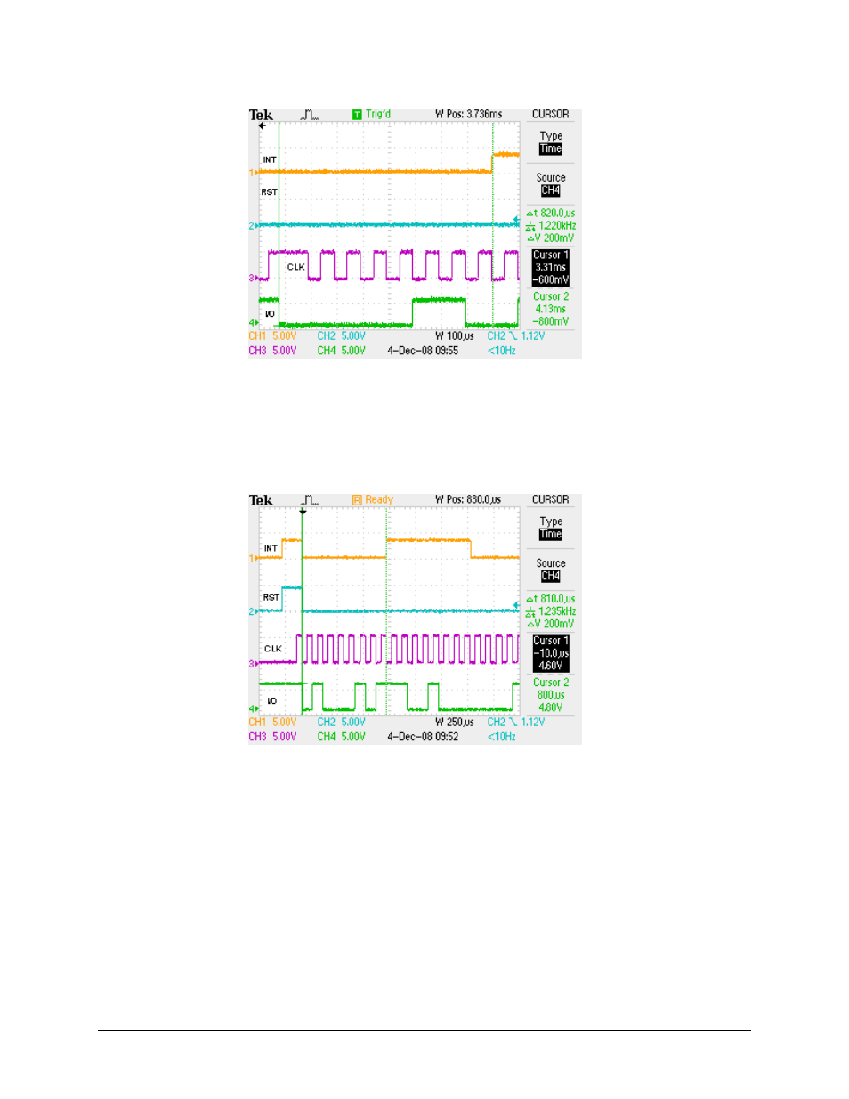 3 reading data from the card, Figure 15: start bit and waitto, Figure 16: atr interrupt timing | Maxim Integrated 73S12xxF User Manual | Page 13 / 38