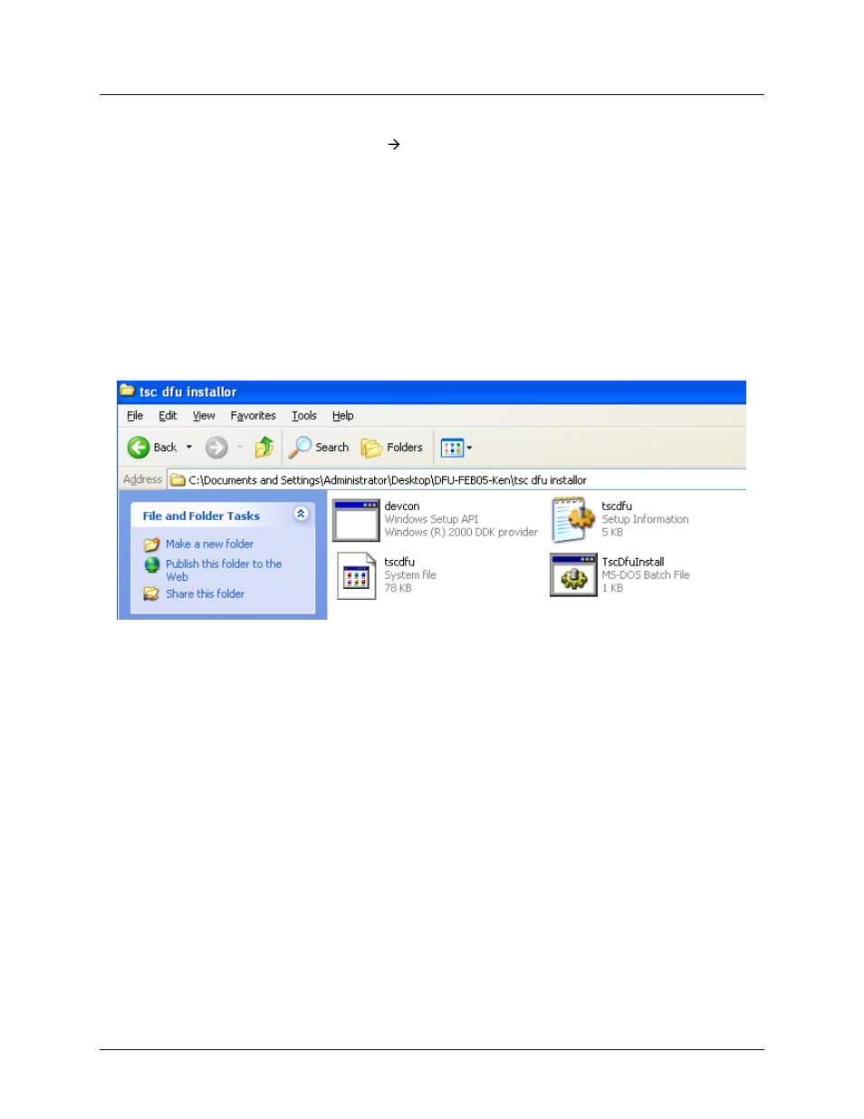 Figure 10: run tscdfuinstall.bat | Maxim Integrated 73S1217F Windows XP 32 USB CCID and DFU Drivers User Manual | Page 11 / 15