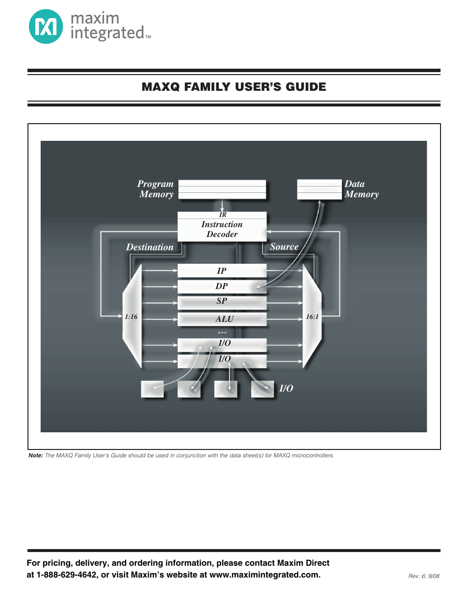 Maxim Integrated MAXQ Family User Manual | 216 pages