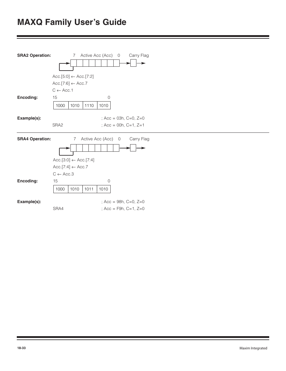 Maxq family user’s guide | Maxim Integrated MAXQ Family User Manual | Page 210 / 216