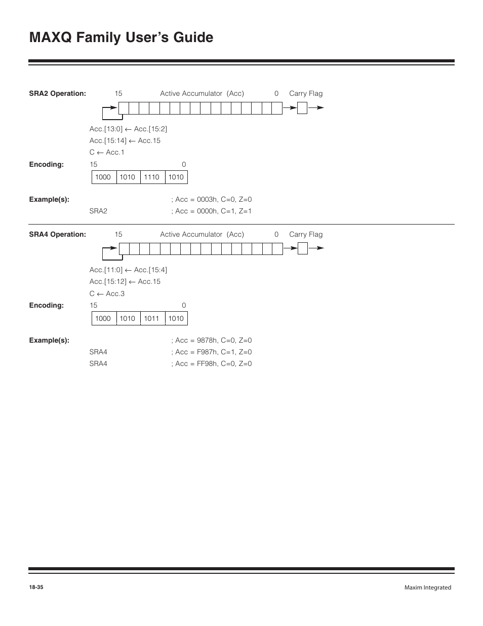 Maxq family user’s guide | Maxim Integrated MAXQ Family User Manual | Page 212 / 216