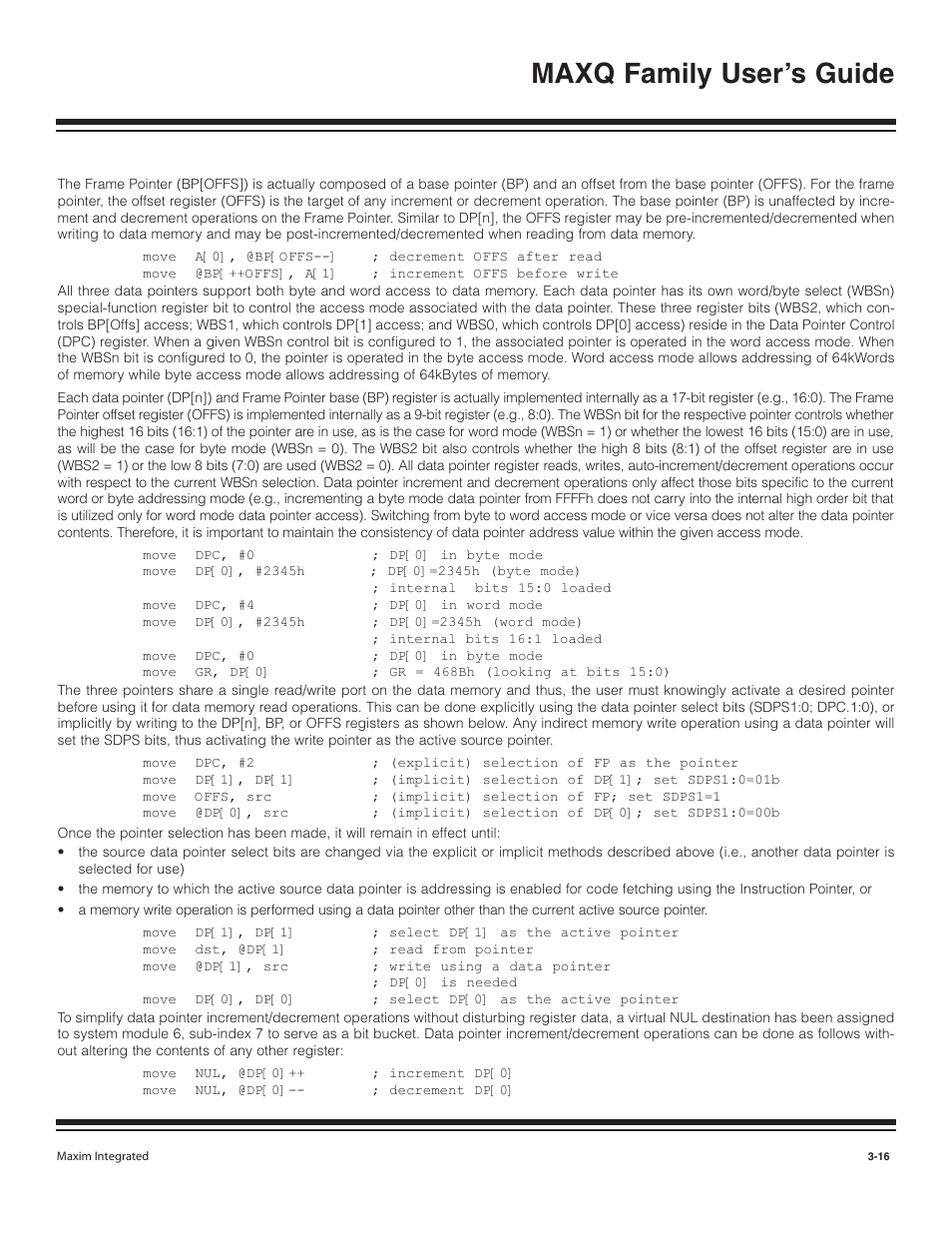 Maxq family user’s guide | Maxim Integrated MAXQ Family User Manual | Page 41 / 216