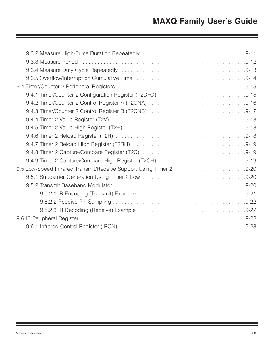 Maxq family user’s guide | Maxim Integrated MAXQ Family User Manual | Page 80 / 216