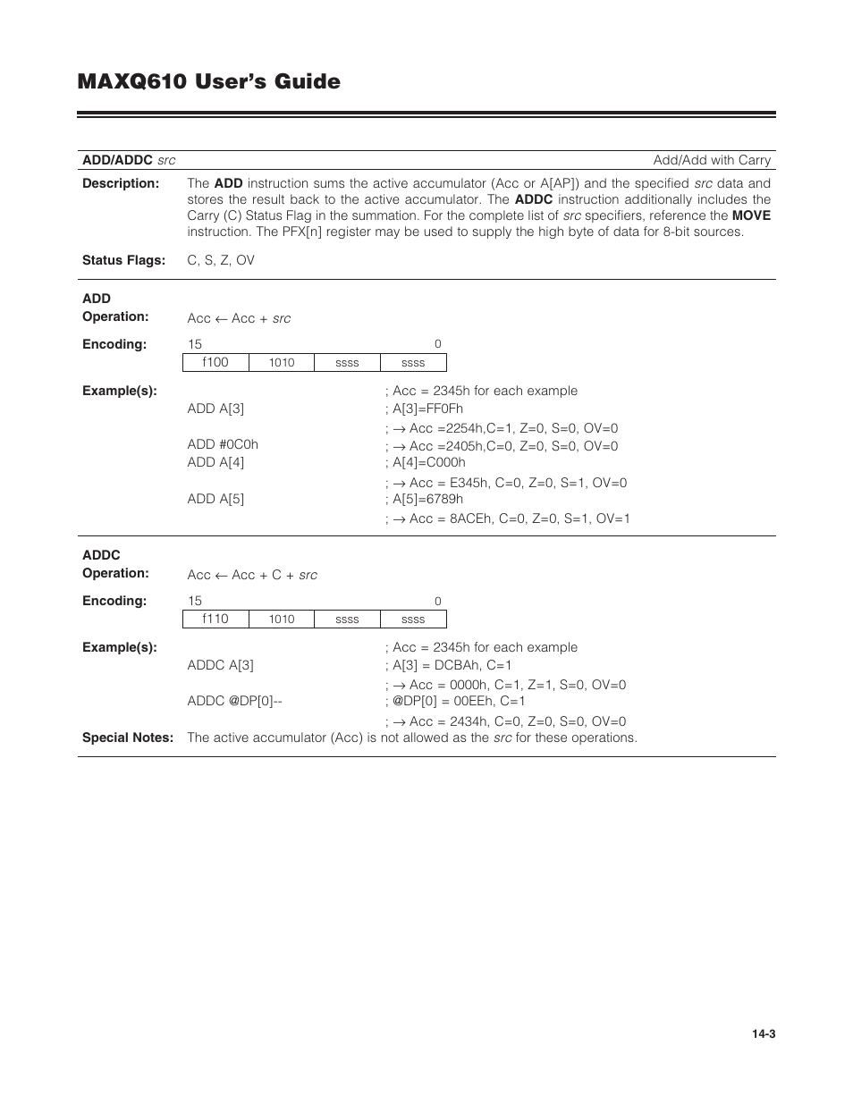 Maxq610 user’s guide | Maxim Integrated MAXQ610 User Manual | Page 170 / 203