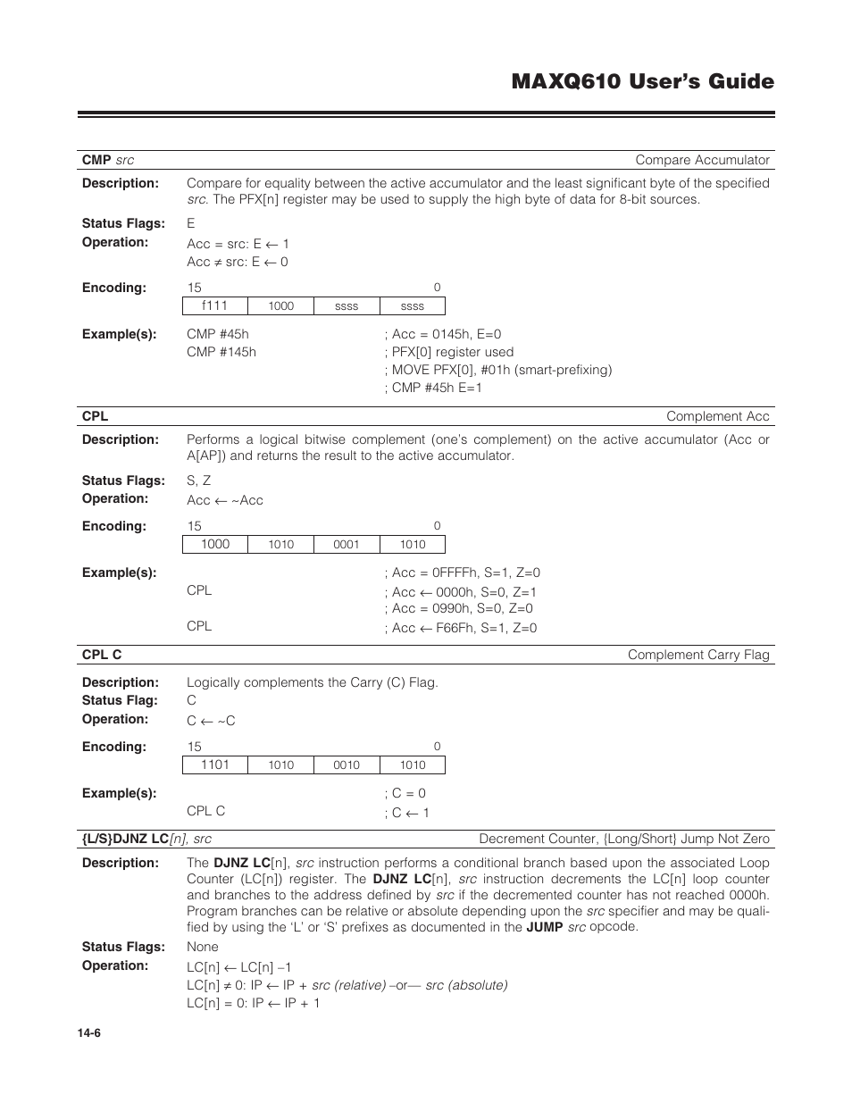 Maxq610 user’s guide | Maxim Integrated MAXQ610 User Manual | Page 173 / 203
