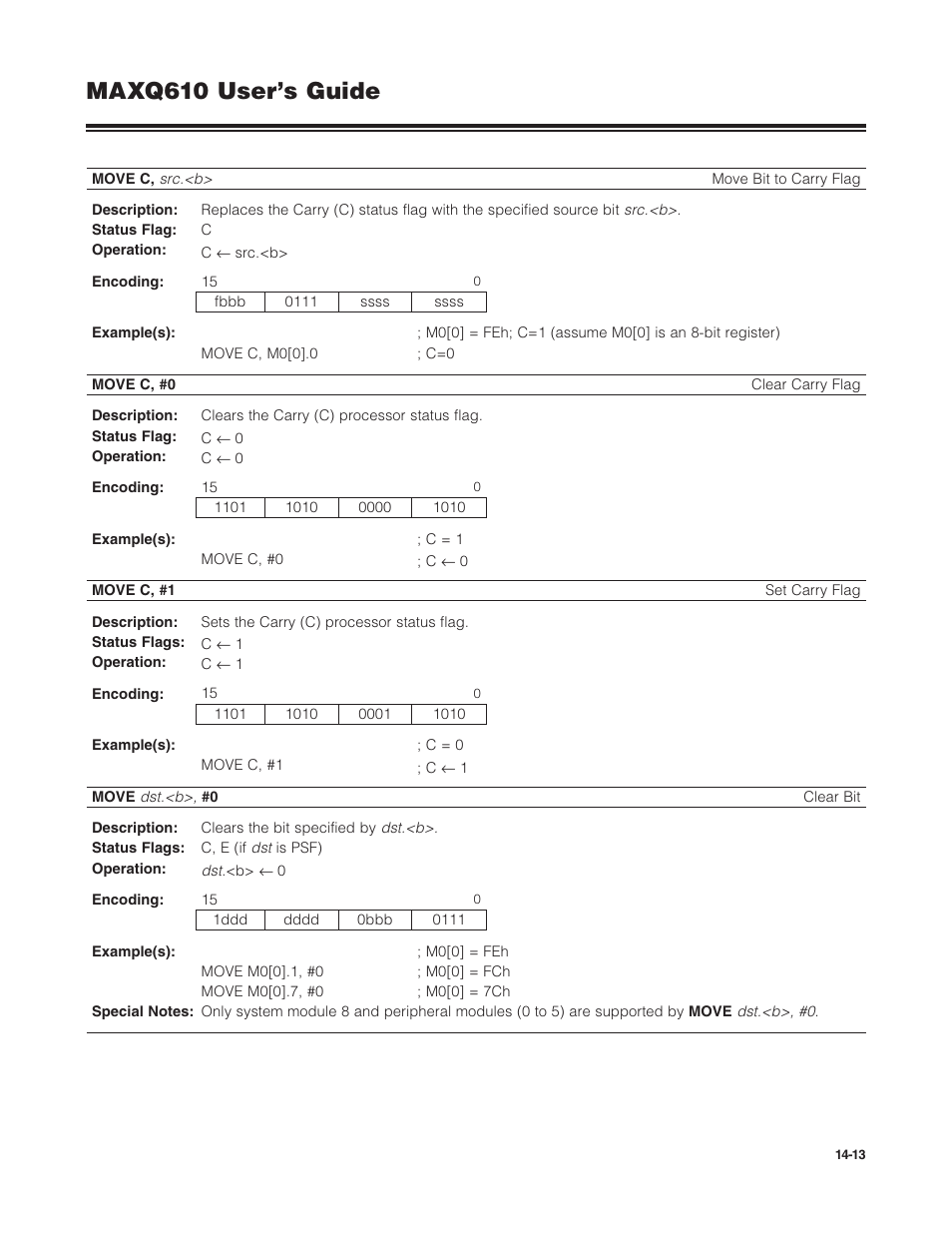 Maxq610 user’s guide | Maxim Integrated MAXQ610 User Manual | Page 180 / 203