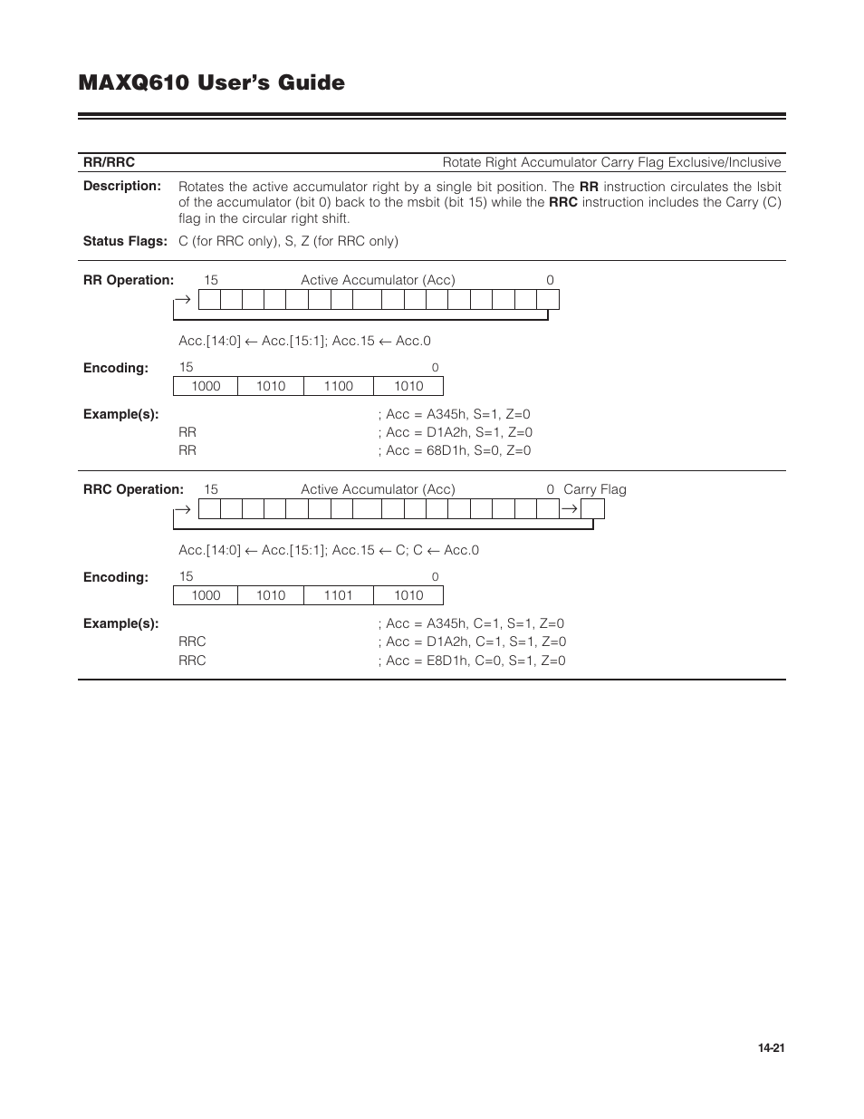 Maxq610 user’s guide | Maxim Integrated MAXQ610 User Manual | Page 188 / 203