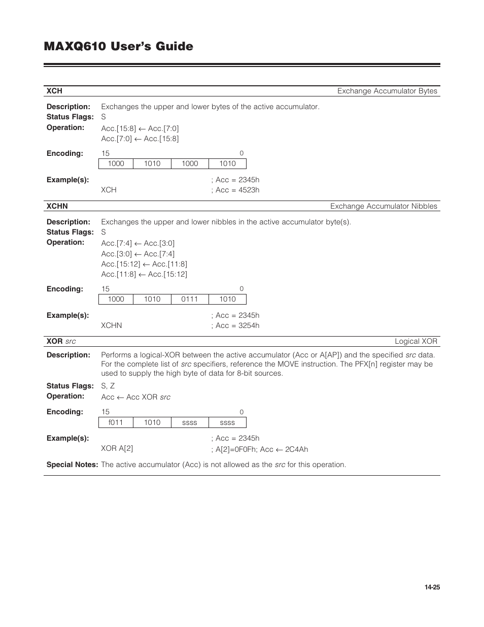 Maxq610 user’s guide | Maxim Integrated MAXQ610 User Manual | Page 192 / 203