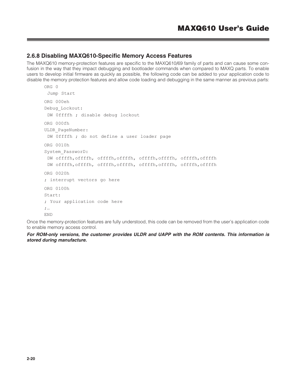 Maxq610 user’s guide | Maxim Integrated MAXQ610 User Manual | Page 24 / 203