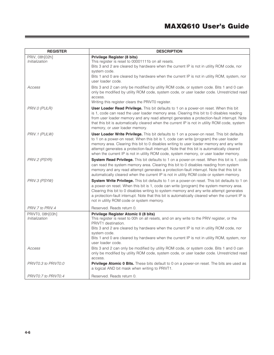 Maxq610 user’s guide | Maxim Integrated MAXQ610 User Manual | Page 61 / 203