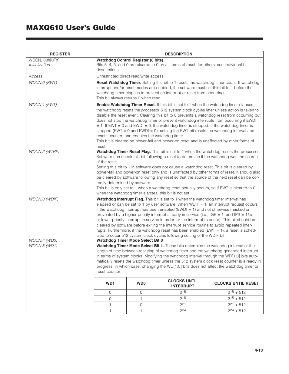 Maxq610 user’s guide | Maxim Integrated MAXQ610 User Manual | Page 68 / 203