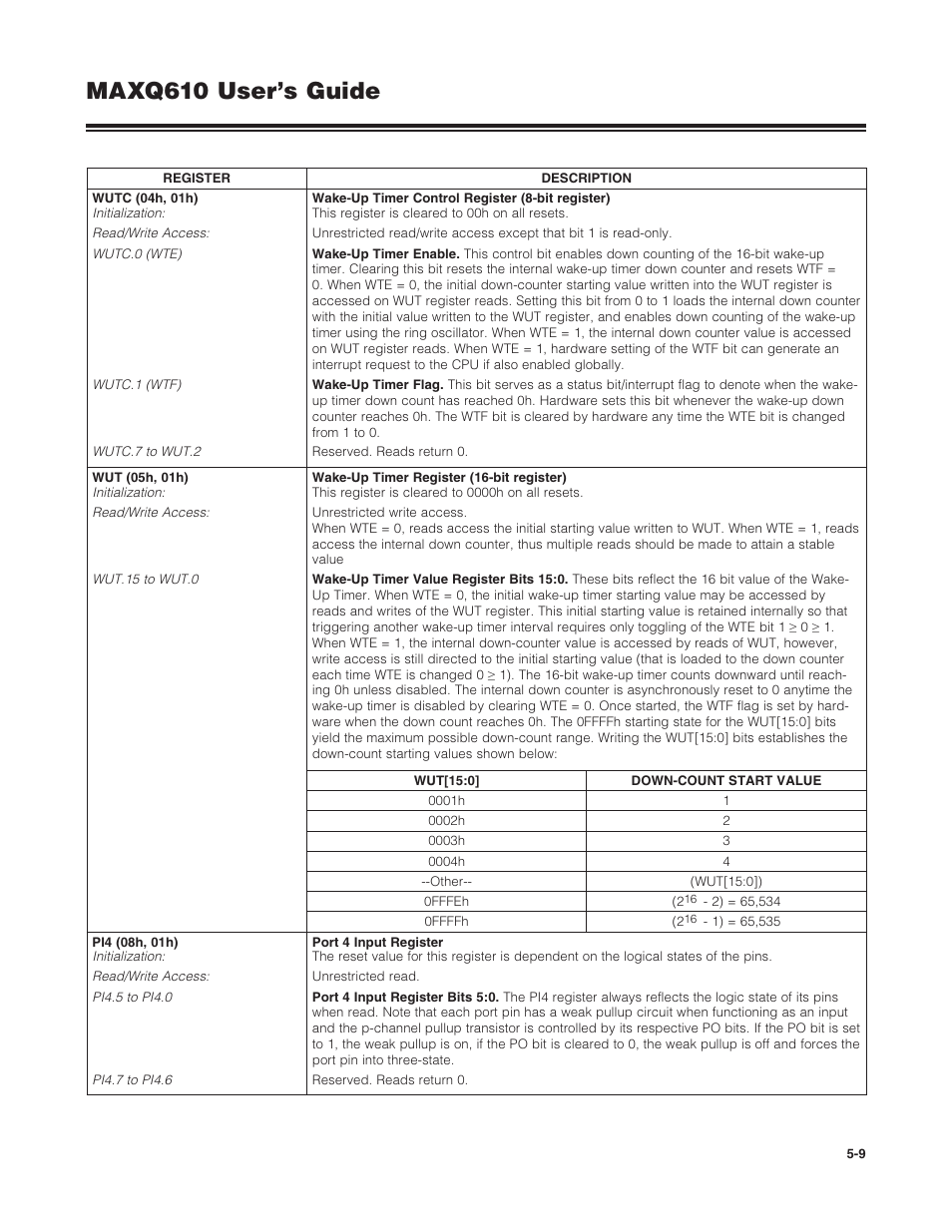 Maxq610 user’s guide | Maxim Integrated MAXQ610 User Manual | Page 81 / 203