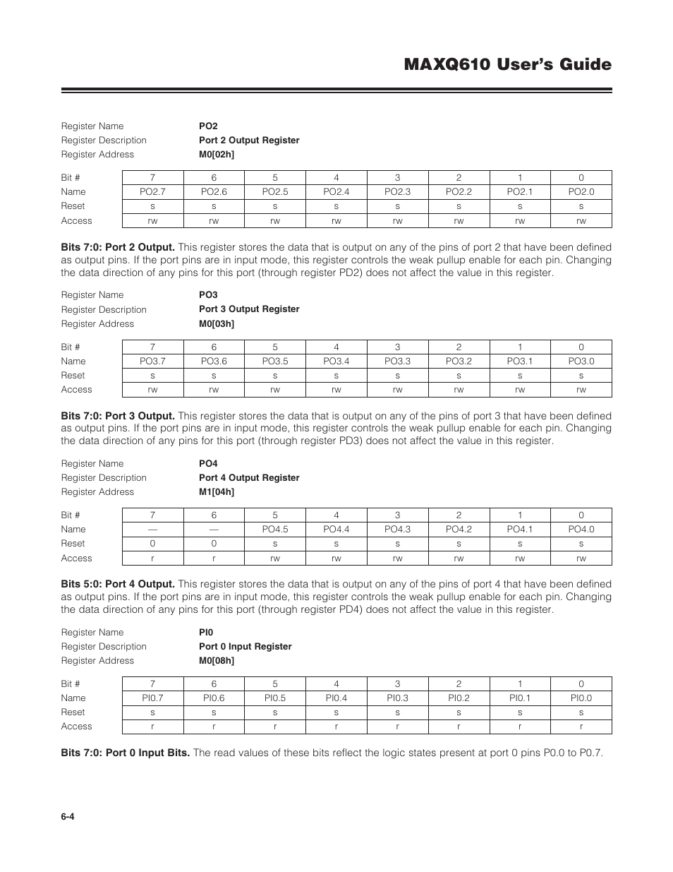 Maxq610 user’s guide | Maxim Integrated MAXQ610 User Manual | Page 97 / 203