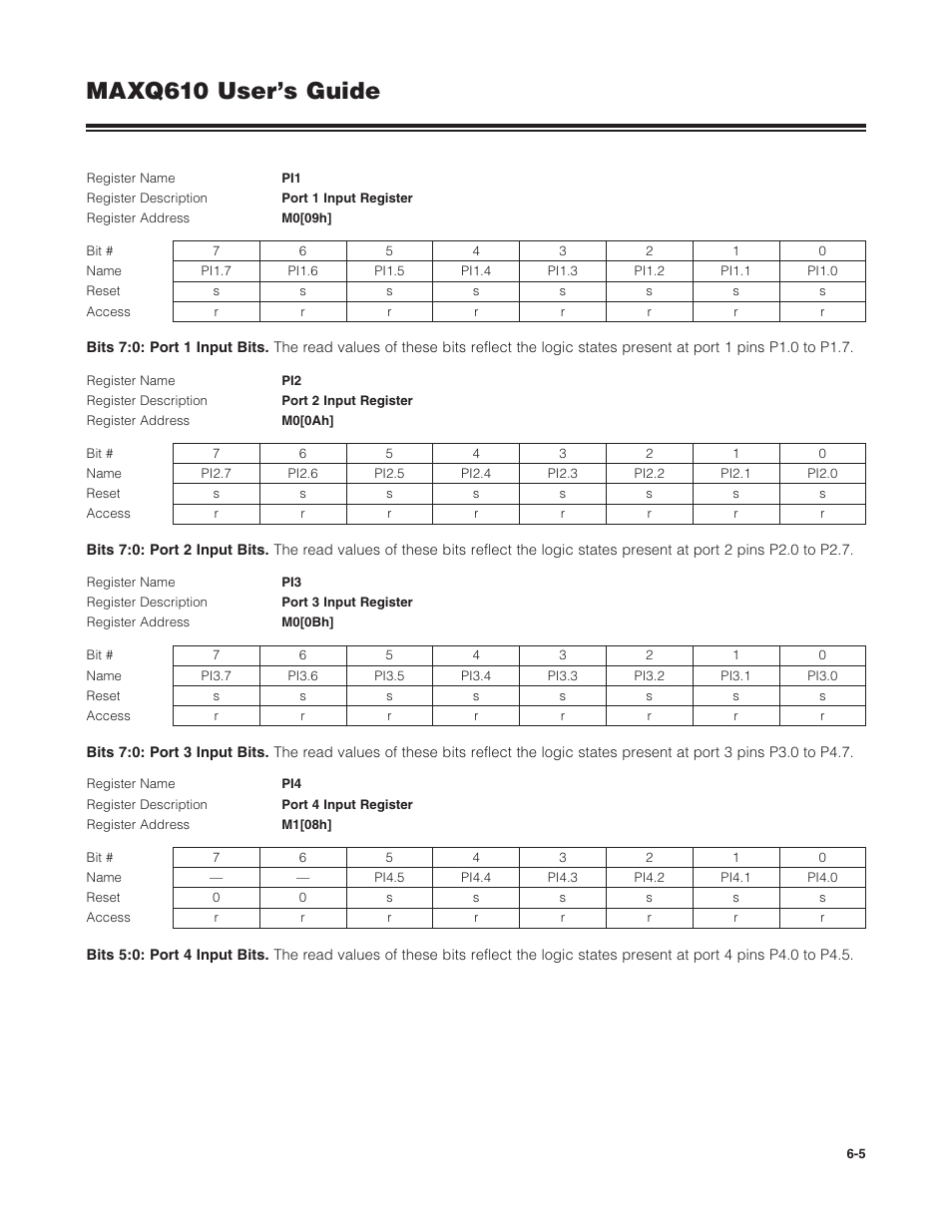 Maxq610 user’s guide | Maxim Integrated MAXQ610 User Manual | Page 98 / 203