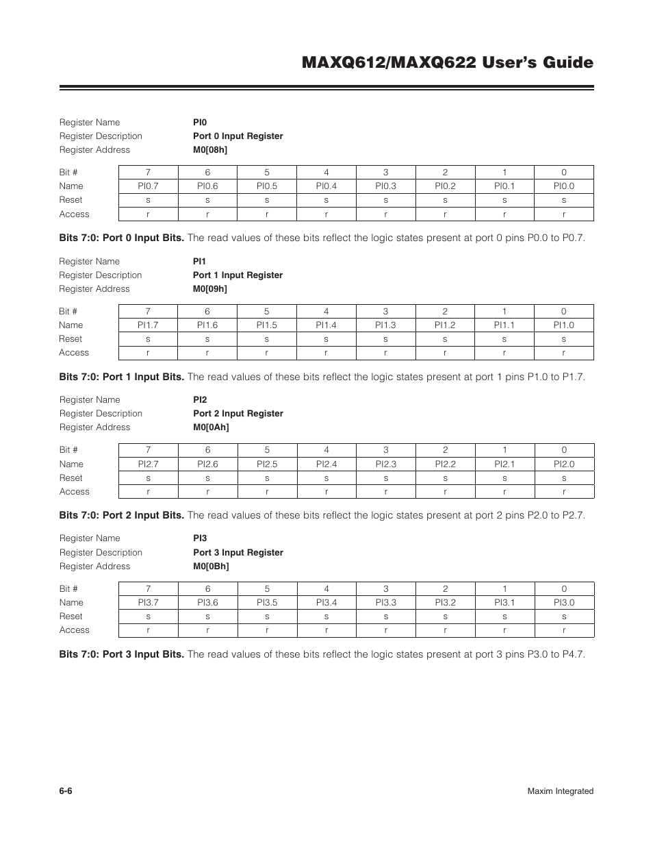 Maxim Integrated MAXQ622 User Manual | Page 108 / 255