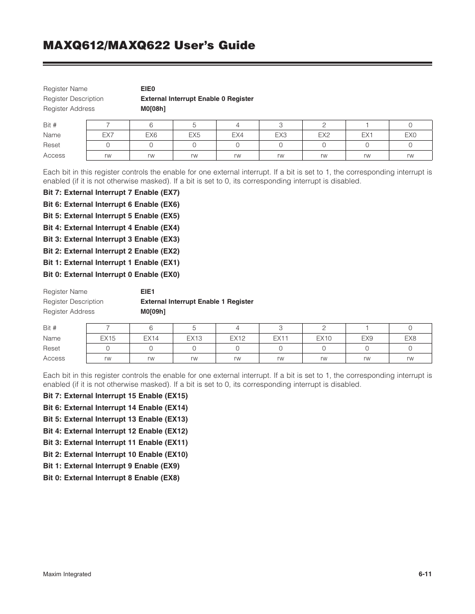 Maxim Integrated MAXQ622 User Manual | Page 113 / 255