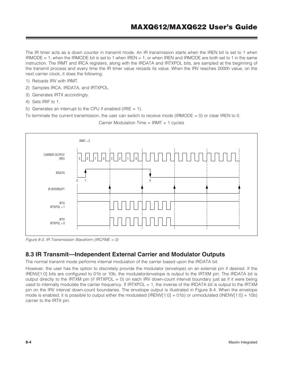 Maxim Integrated MAXQ622 User Manual | Page 128 / 255