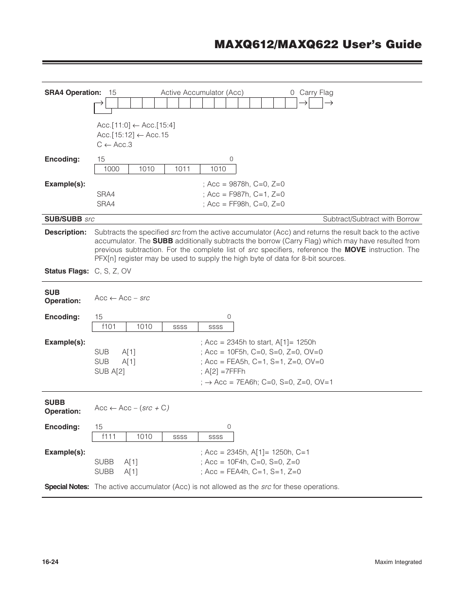 Maxim Integrated MAXQ622 User Manual | Page 234 / 255