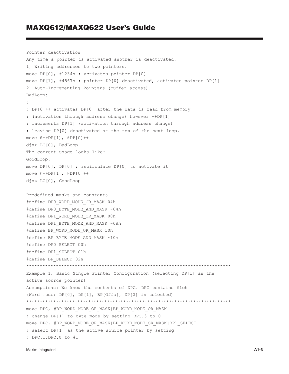 Maxim Integrated MAXQ622 User Manual | Page 248 / 255