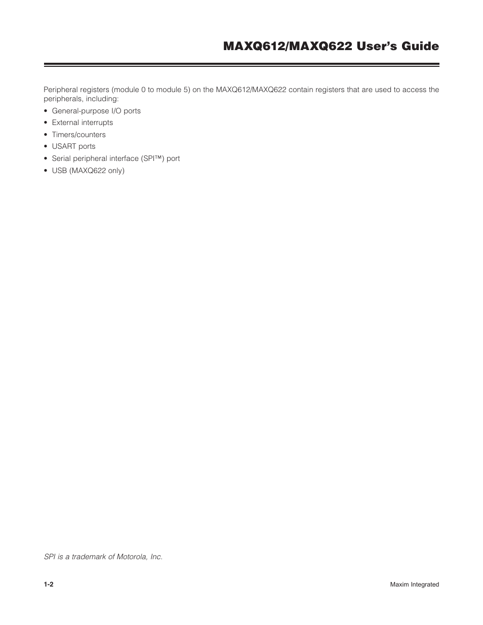 Maxim Integrated MAXQ622 User Manual | Page 4 / 255