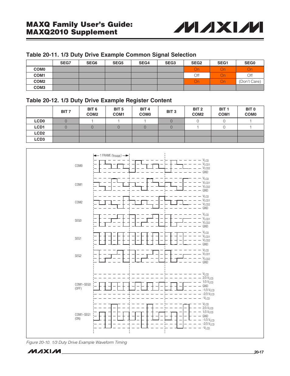 Maxq family user’s guide: maxq2010 supplement | Maxim Integrated MAXQ Family Users Guide: MAXQ2010 Supplement User Manual | Page 109 / 147