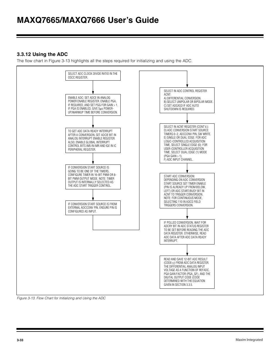 11 adc interrupts -32, 12 using the adc -33, 12 using the adc | Maxim Integrated MAXQ7666 User Manual | Page 123 / 386