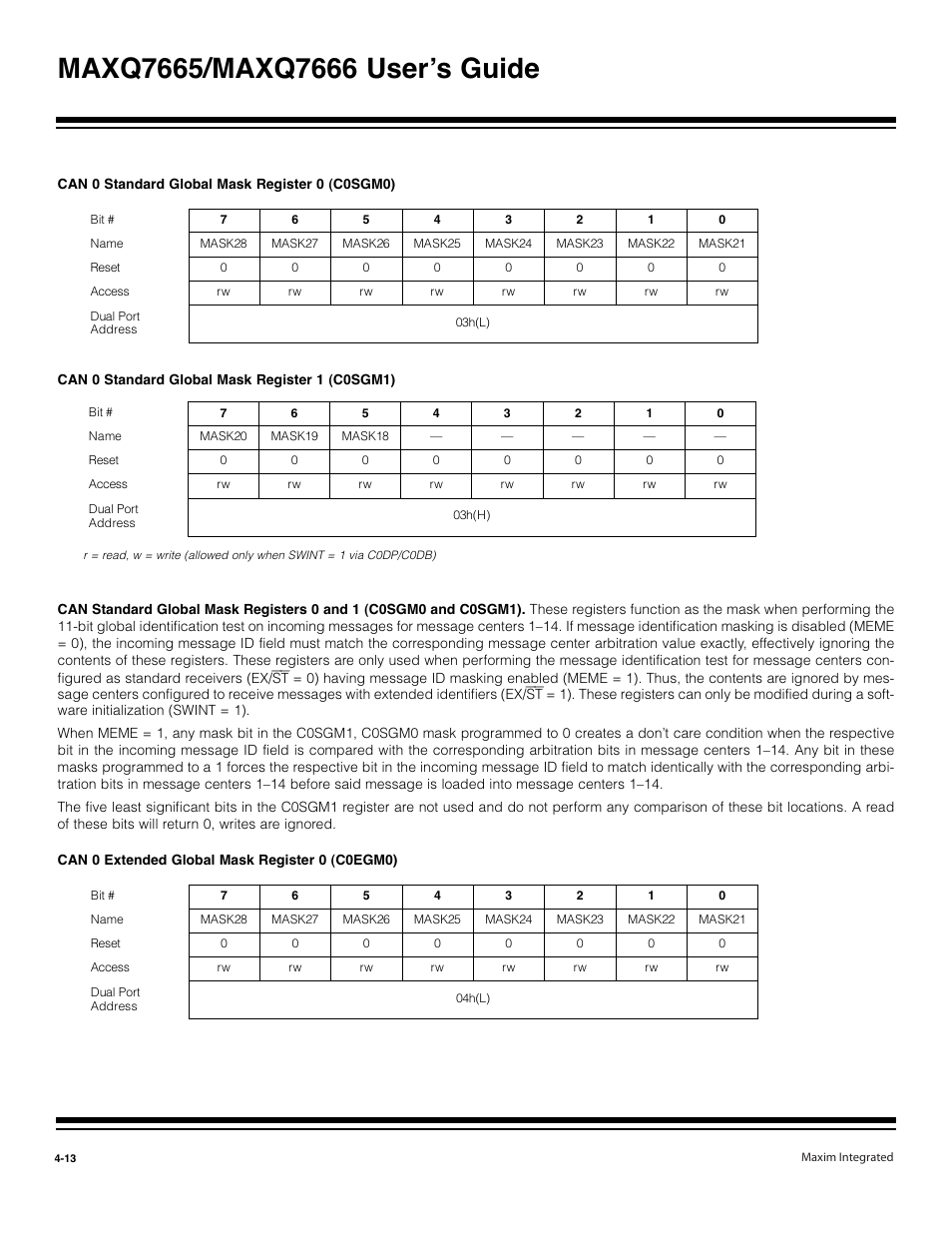 Maxim Integrated MAXQ7666 User Manual | Page 143 / 386