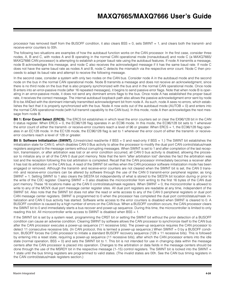 Maxim Integrated MAXQ7666 User Manual | Page 154 / 386