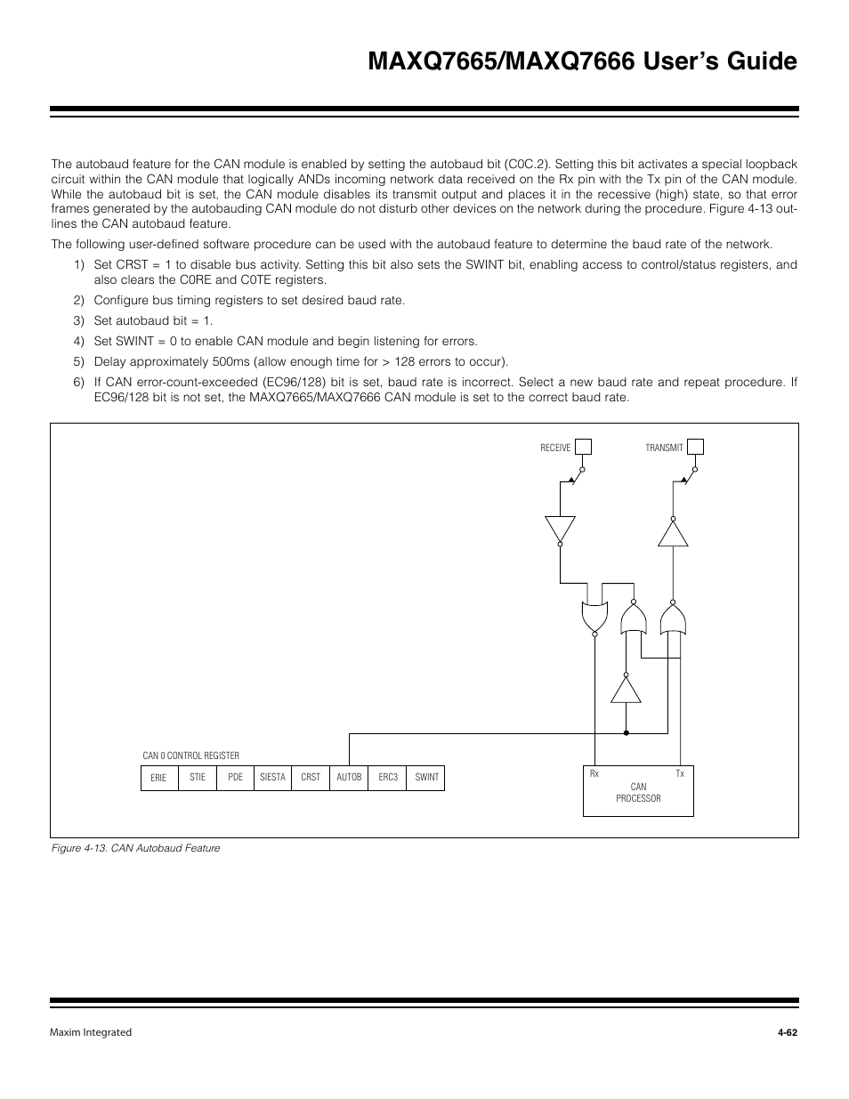 13 using the autobaud feature -61, Figure 4-13. can autobaud feature -62 | Maxim Integrated MAXQ7666 User Manual | Page 192 / 386