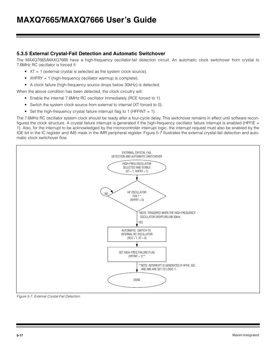 Figure 5-7. external crystal-fail detection -17 | Maxim Integrated MAXQ7666 User Manual | Page 214 / 386