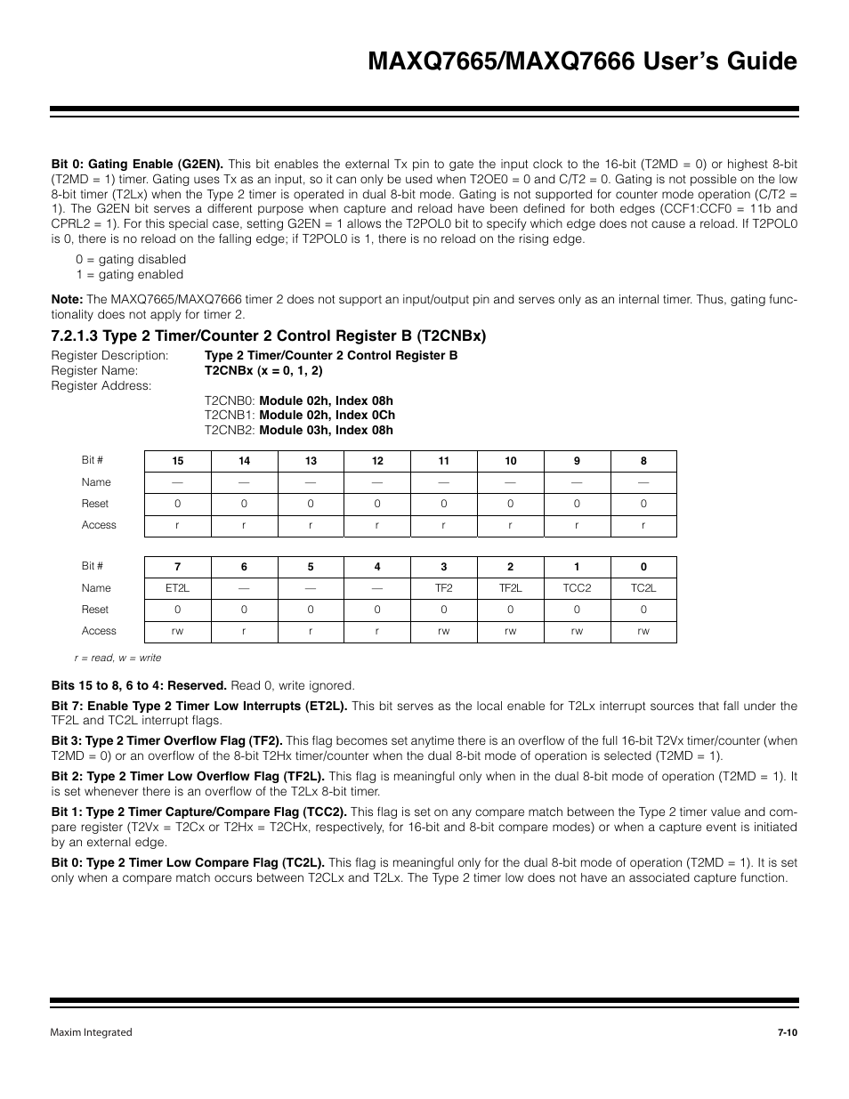 Maxim Integrated MAXQ7666 User Manual | Page 245 / 386