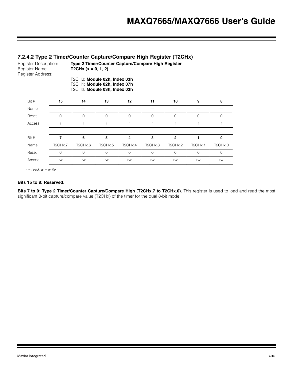 Maxim Integrated MAXQ7666 User Manual | Page 251 / 386