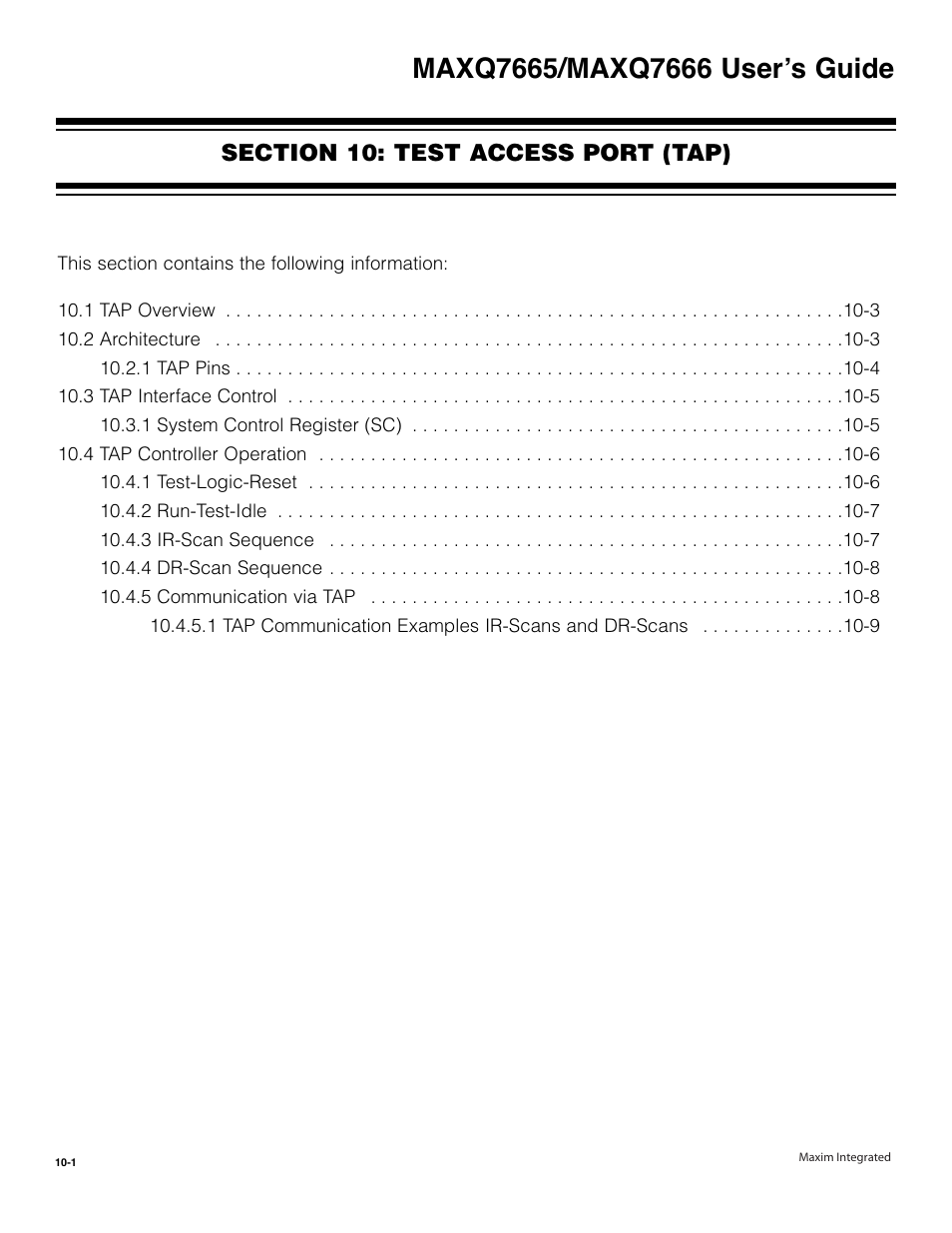 Section 10: test access port (tap), Addc #32h, Acc = acc + 0032h + carry | Maxim Integrated MAXQ7666 User Manual | Page 287 / 386