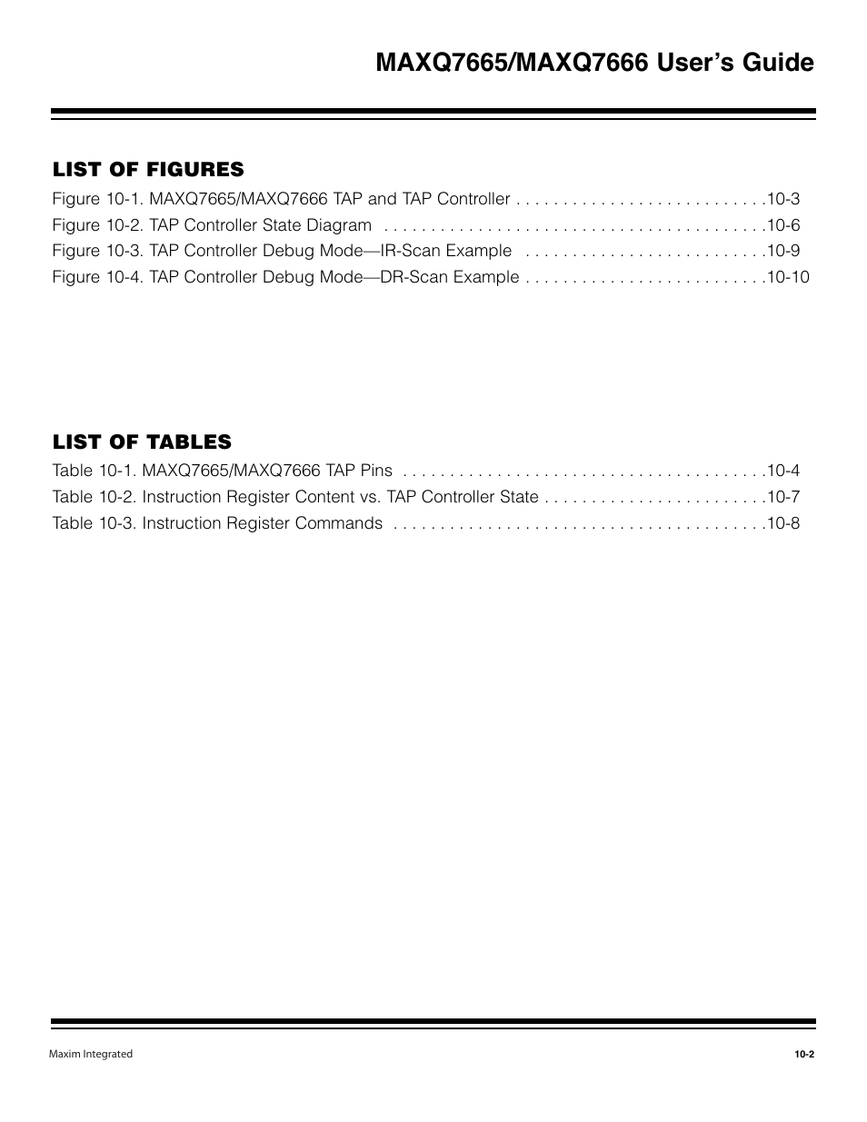Maxim Integrated MAXQ7666 User Manual | Page 288 / 386