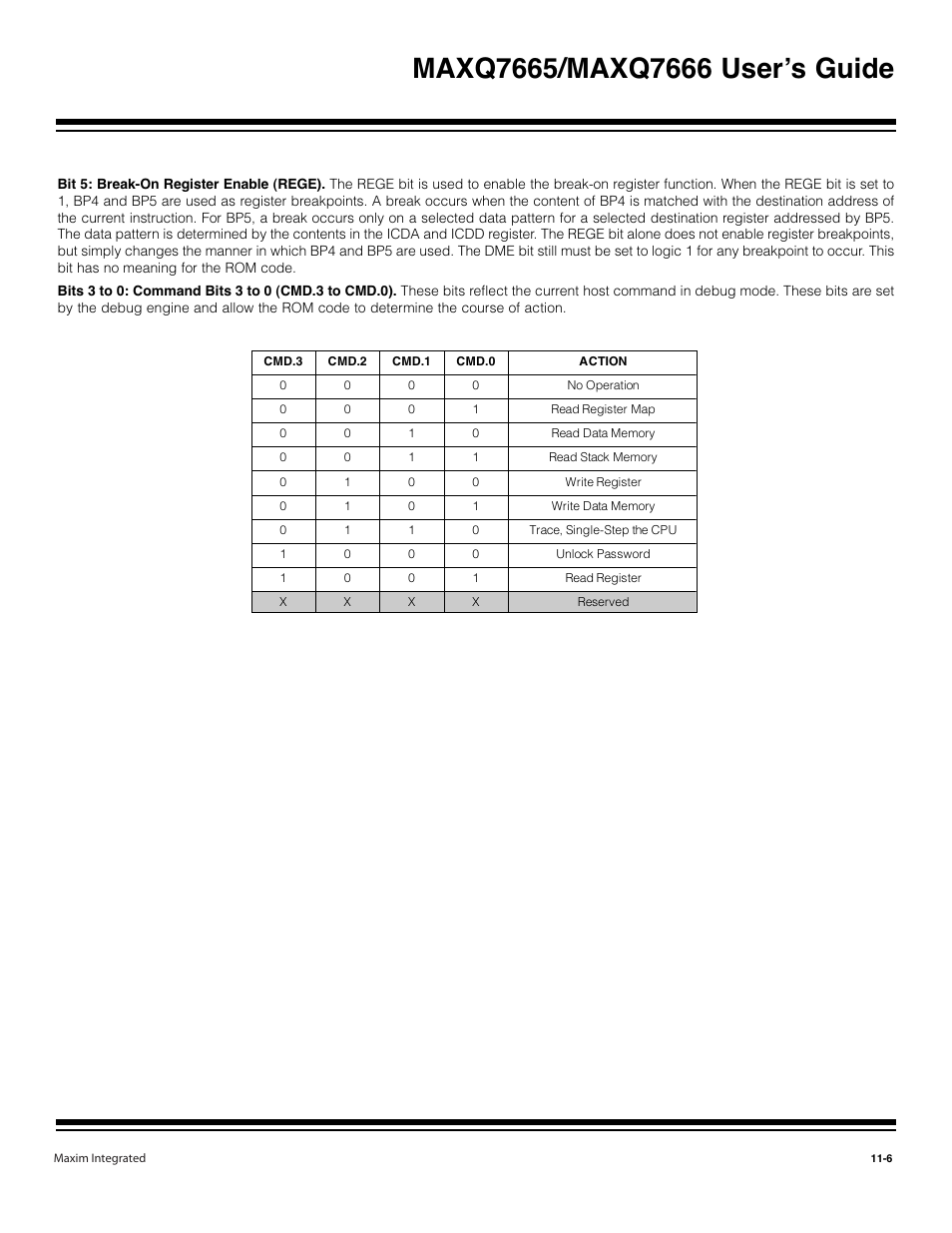Maxim Integrated MAXQ7666 User Manual | Page 302 / 386