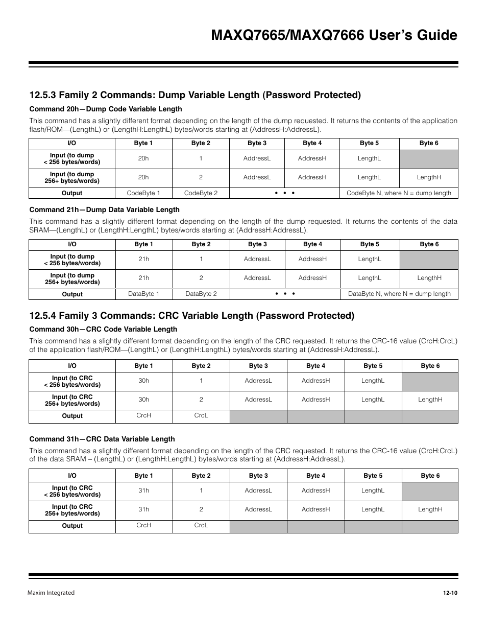 Maxim Integrated MAXQ7666 User Manual | Page 325 / 386