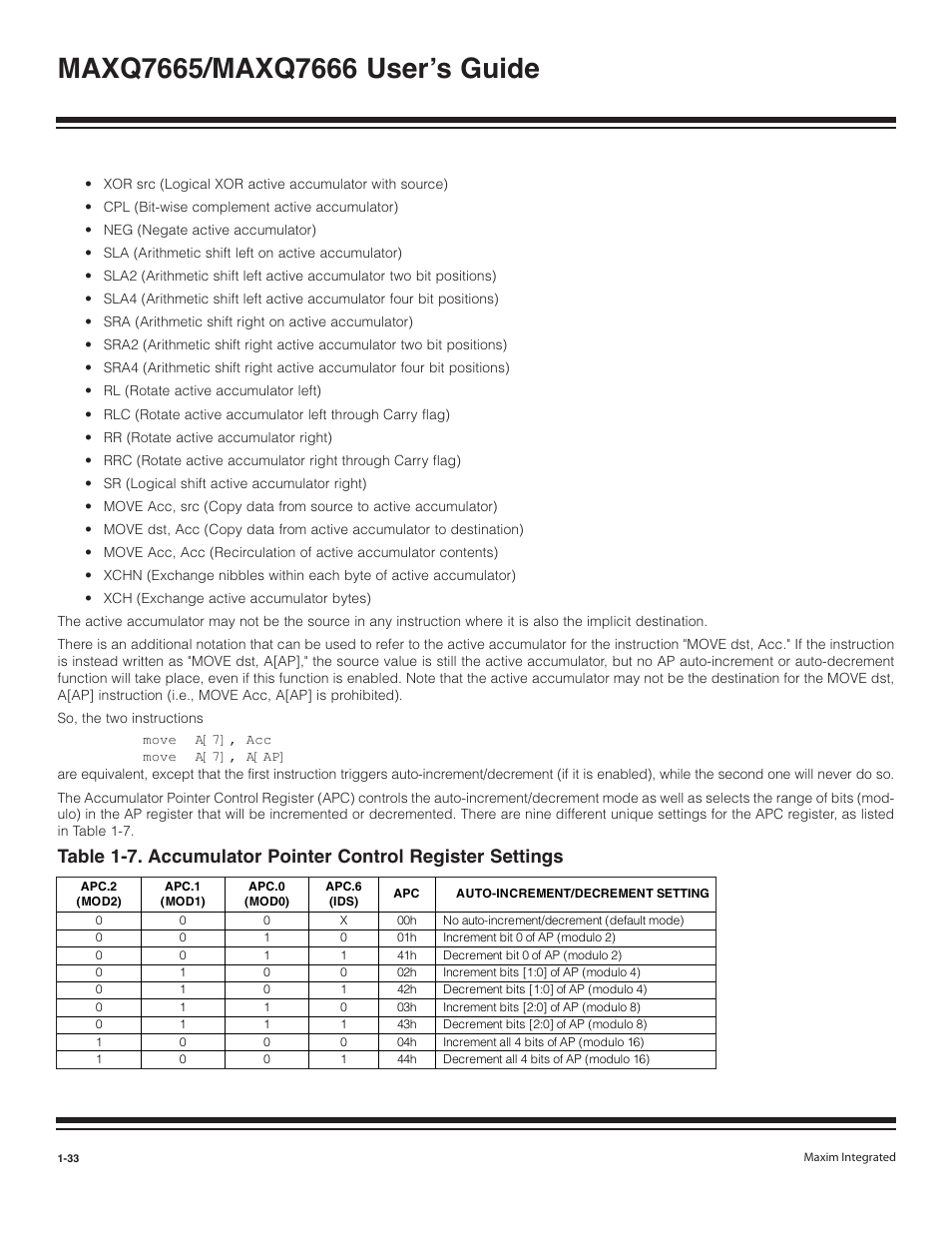 Maxim Integrated MAXQ7666 User Manual | Page 35 / 386
