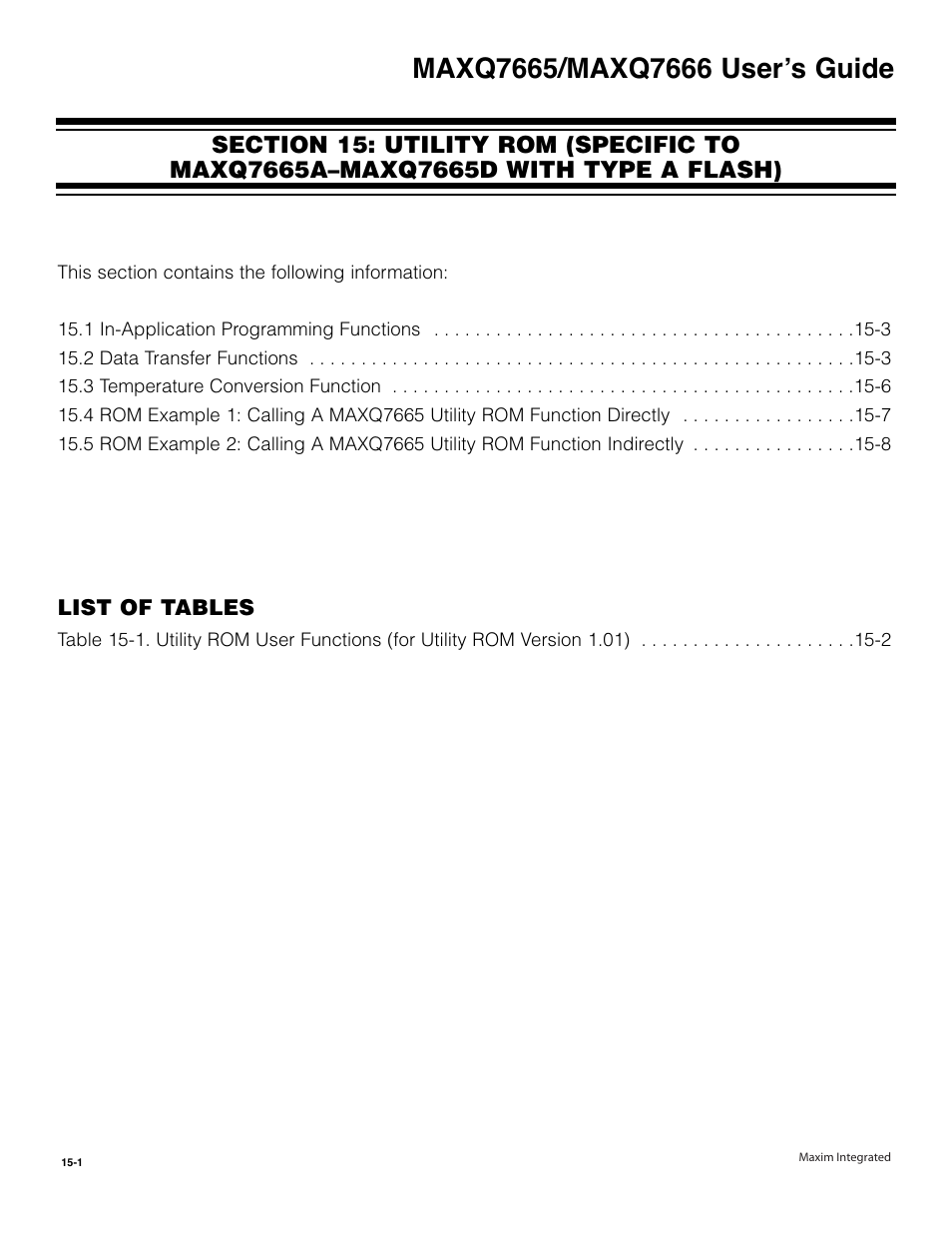 Maxim Integrated MAXQ7666 User Manual | Page 370 / 386